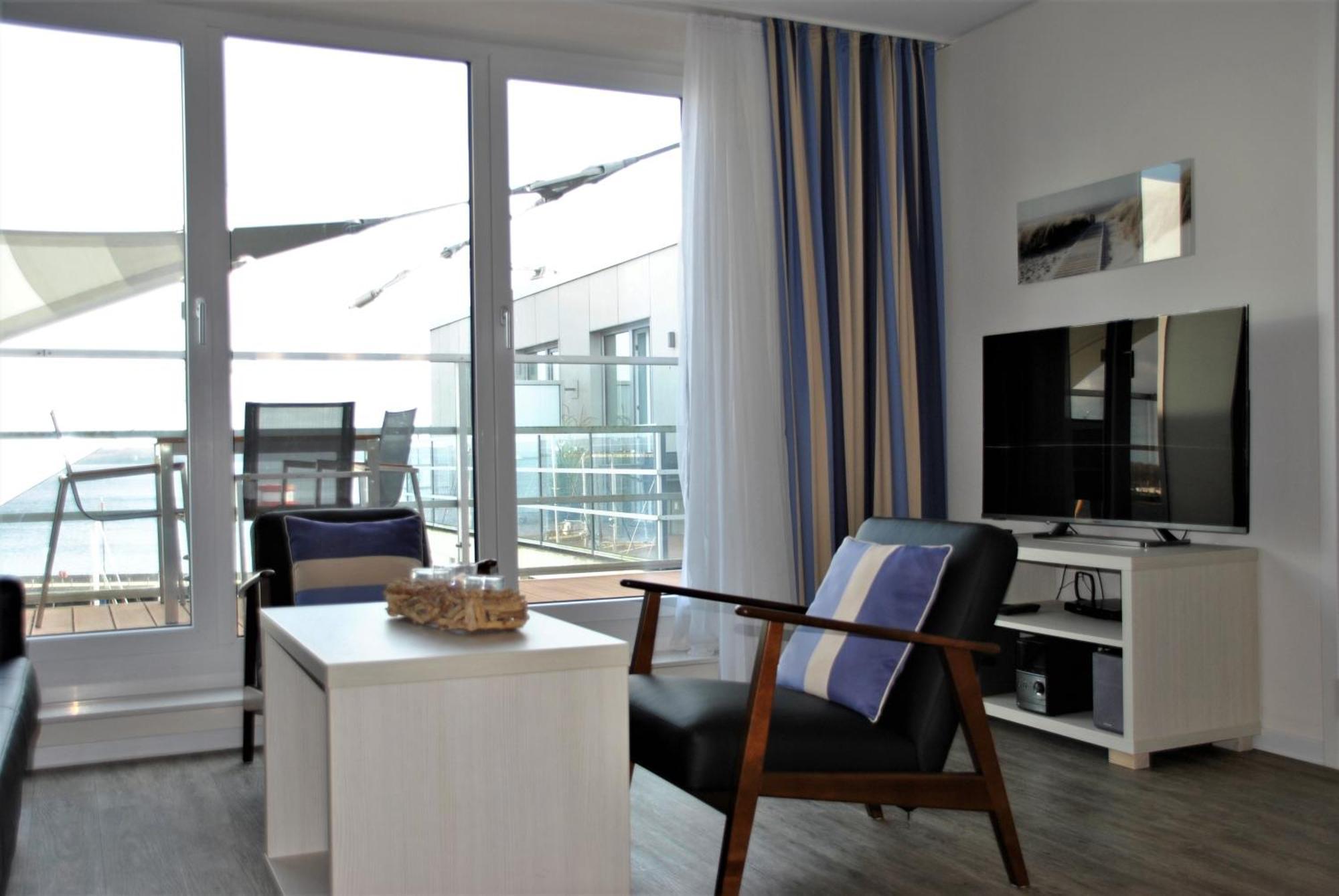 Apartment 42 "Segler", Mit Sauna, Blickrichtung Offene See Eckernförde エクステリア 写真
