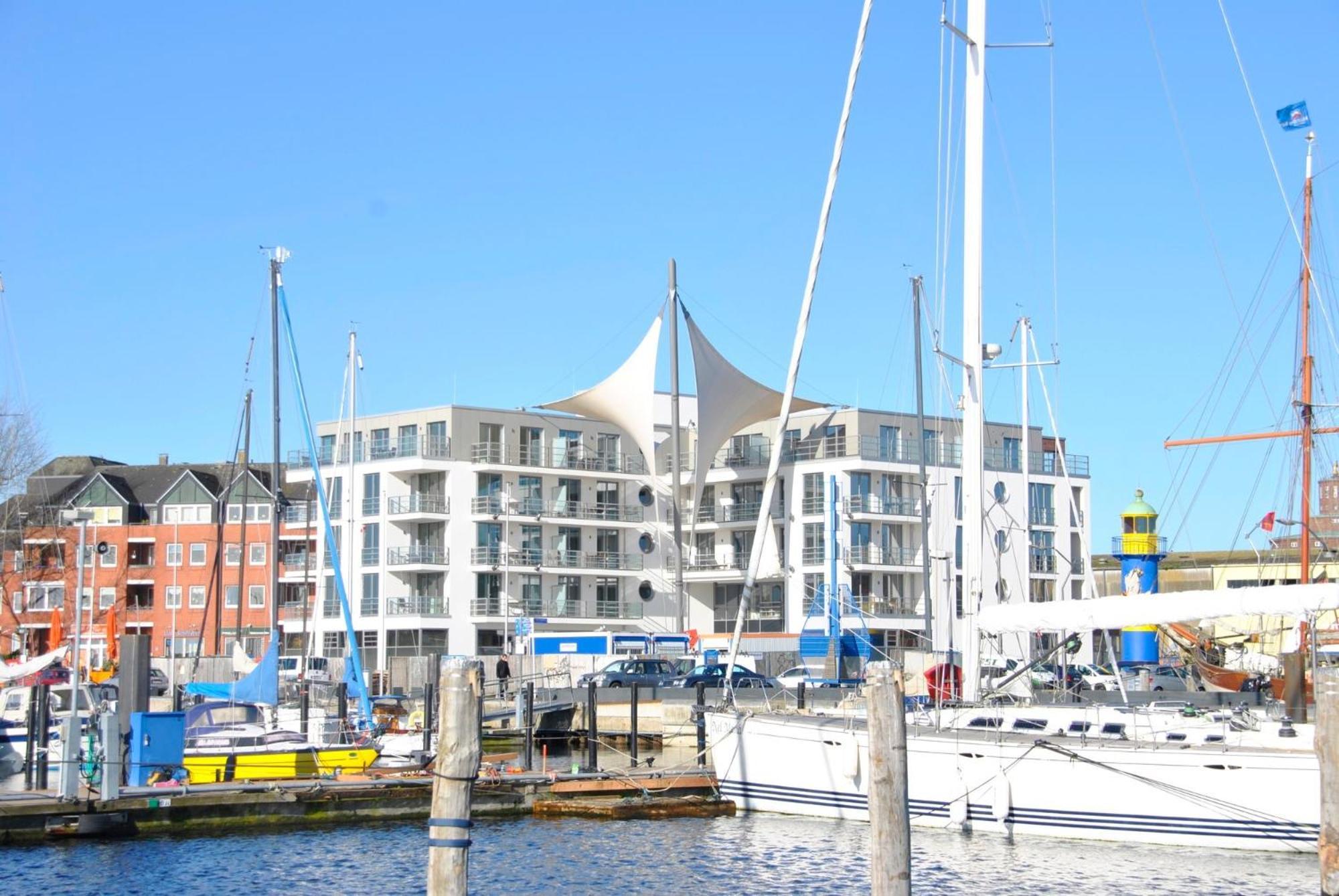 Apartment 42 "Segler", Mit Sauna, Blickrichtung Offene See Eckernförde エクステリア 写真